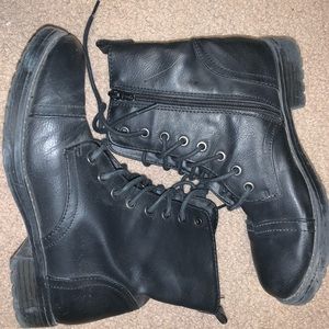 Black Combat Boots